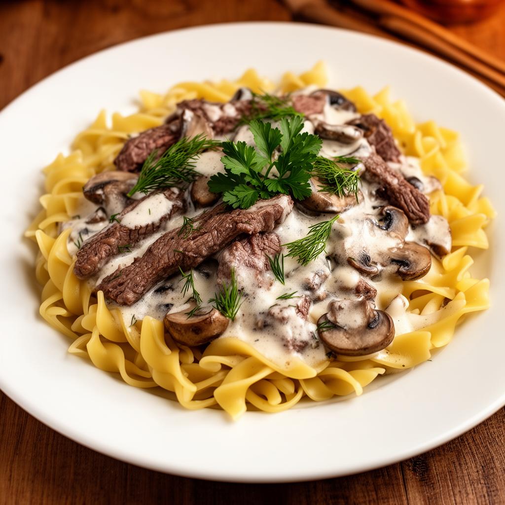 Stroganoff de Res
